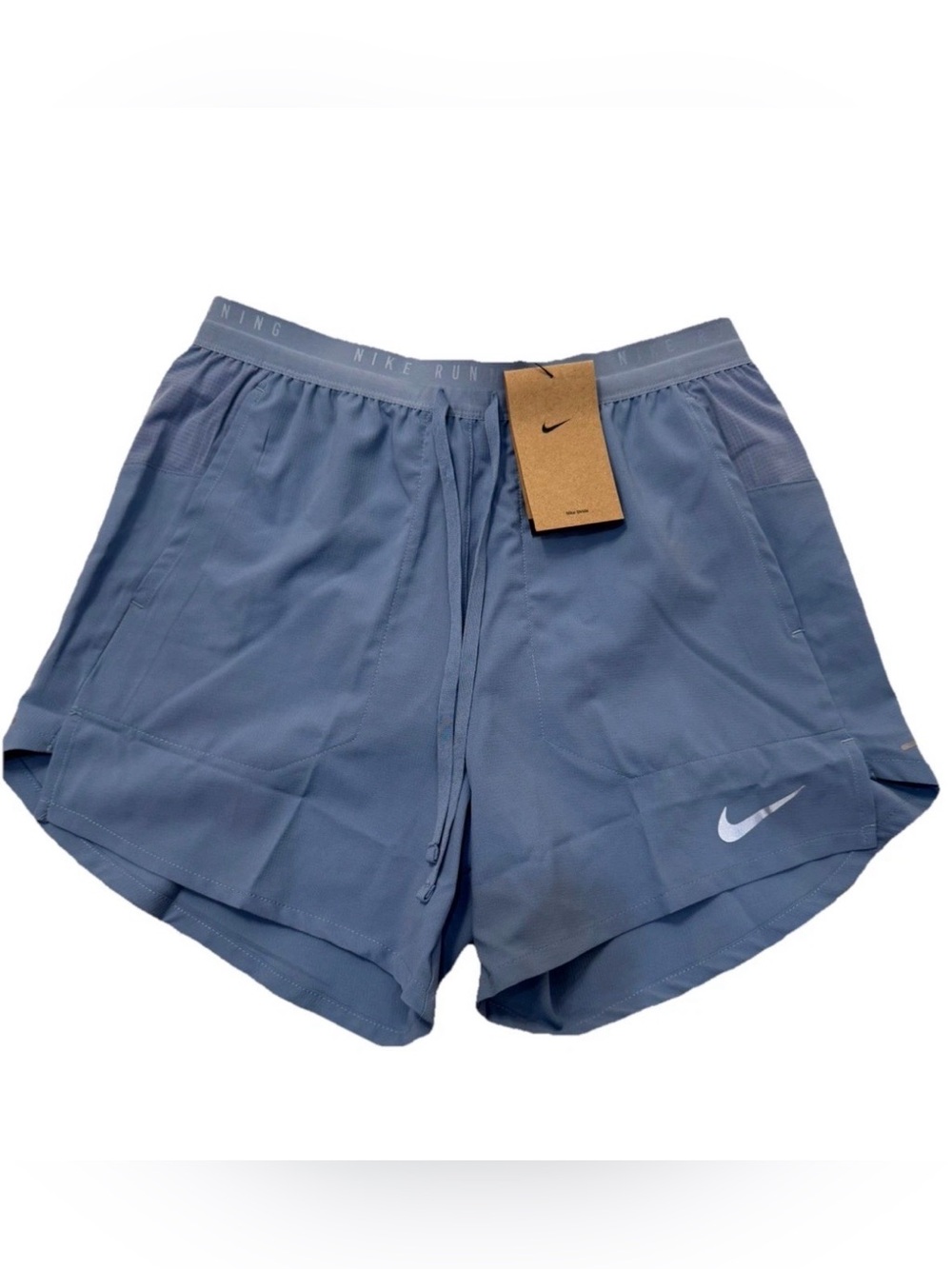 NEW Nike Men's Dri-Fit Stride 5" Brief-Lined Shorts- Work Blue, Large